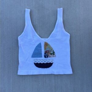 Hand Sewn Sail Boat Tank